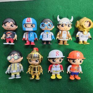 Ryans World Bonkers Figurines Lot of 9 Diver Gold Knight Construction Ghost Chas